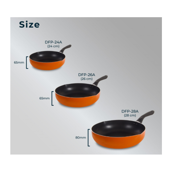 Miyako Deep Frying Pan 24 cm - DFP24A